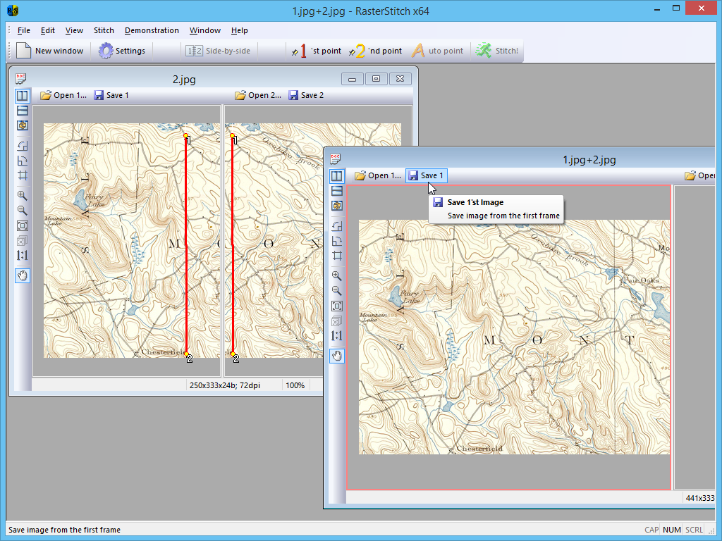 RasterStitch 3.90 screenshot